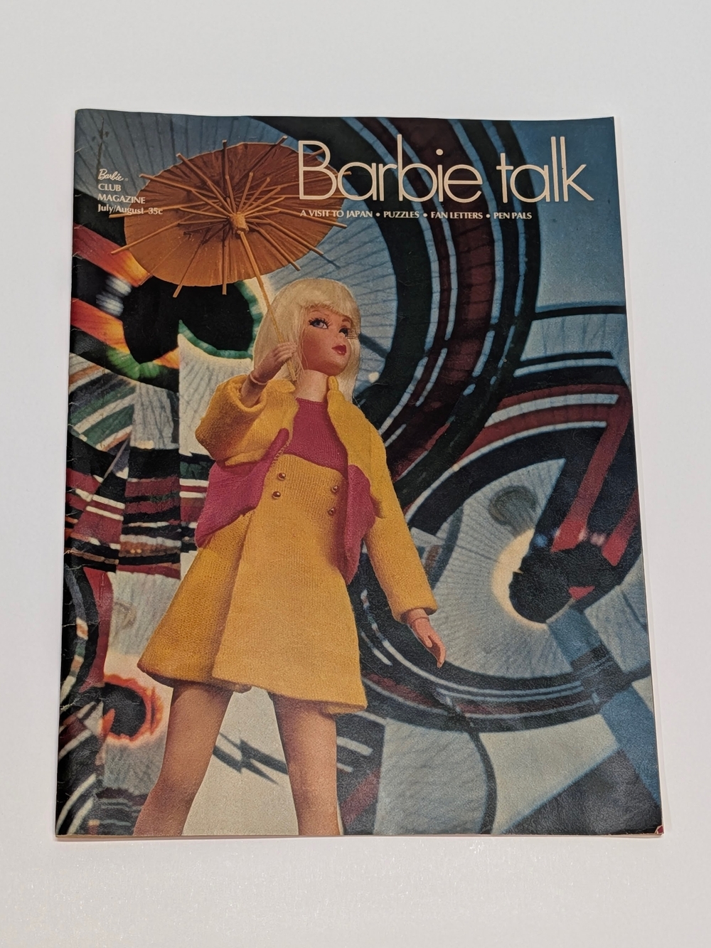 Vintage 1970 Barbie Talk Magazine July/Aug Expo 70 Mod Mattel Uncut